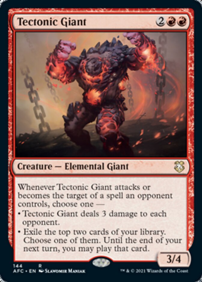 Tectonic Giant [Dungeons & Dragons: Adventures in the Forgotten Realms Commander] | GnG Games