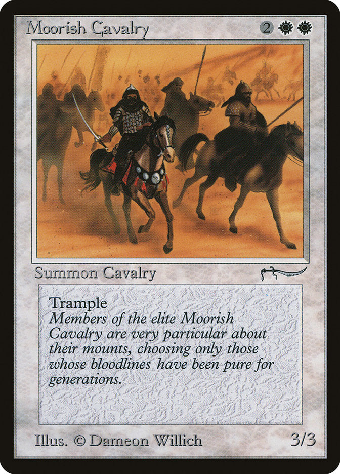 Moorish Cavalry (Dark Mana Cost) [Arabian Nights] | GnG Games