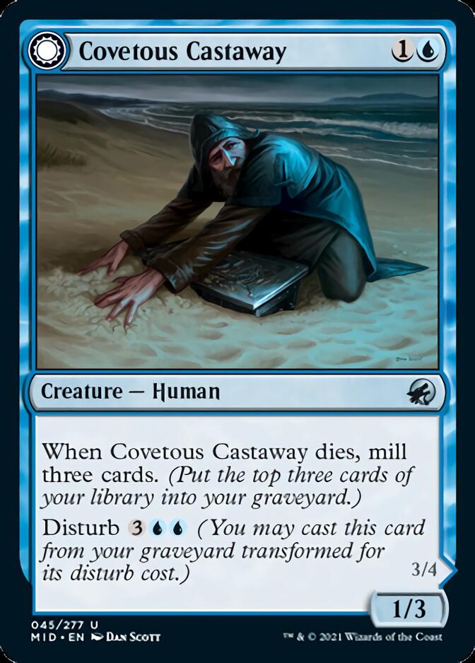 Covetous Castaway // Ghostly Castigator [Innistrad: Midnight Hunt] | GnG Games