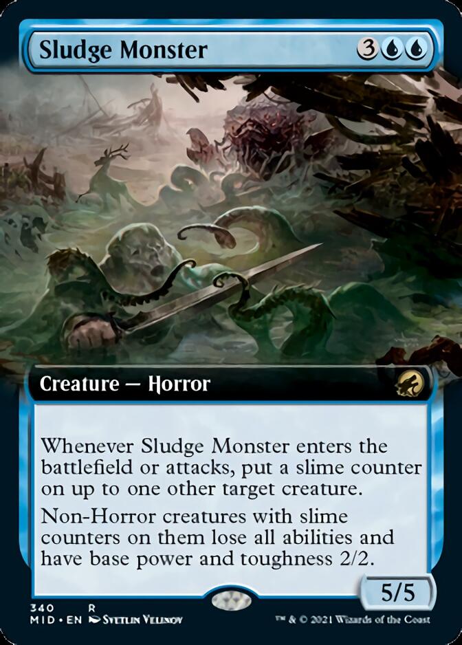 Sludge Monster (Extended) [Innistrad: Midnight Hunt] | GnG Games