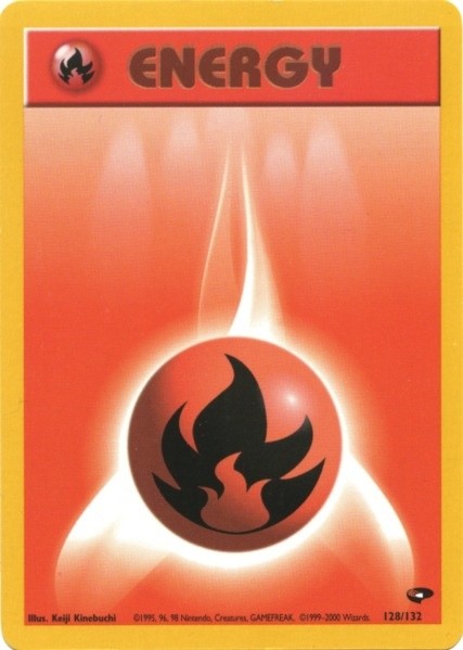 Fire Energy (128/132) [Gym Challenge Unlimited] | GnG Games