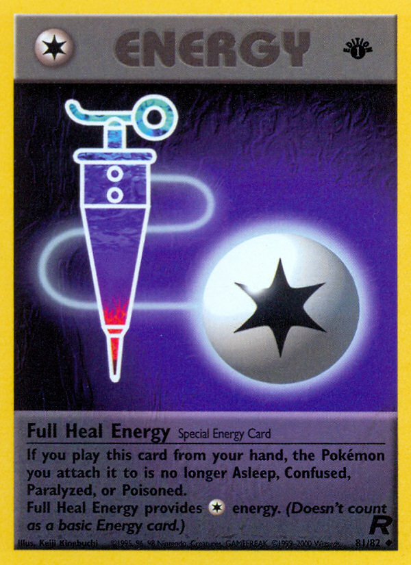 Full Heal Energy (81/82) [Team Rocket 1st Edition] | GnG Games