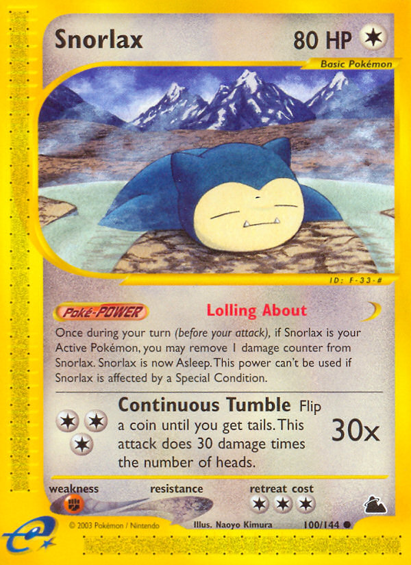 Snorlax (100/144) [Skyridge] | GnG Games