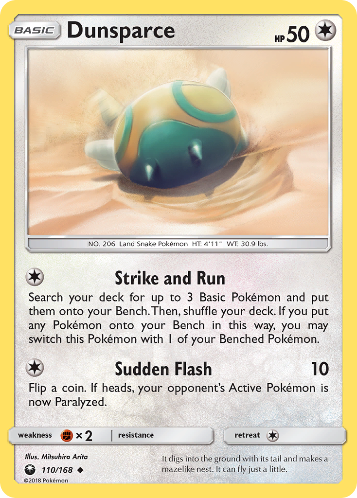 Dunsparce (110/168) [Sun & Moon: Celestial Storm] | GnG Games