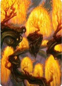 Grove of the Burnwillows Art Card [Zendikar Rising Art Series] | GnG Games