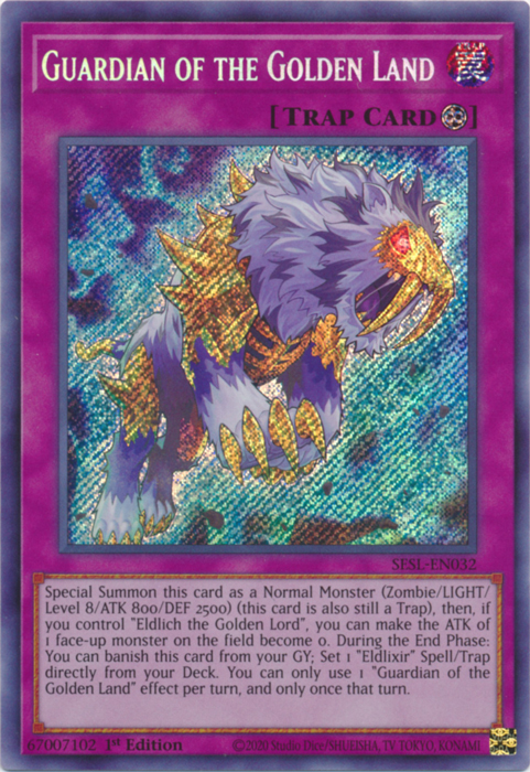 Guardian of the Golden Land [SESL-EN032] Secret Rare | GnG Games