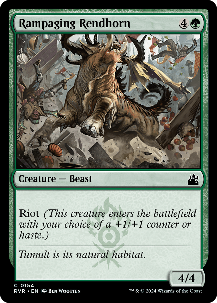 Rampaging Rendhorn [Ravnica Remastered] | GnG Games