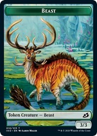 Beast (010) // Hydra Double-sided Token [Commander 2020 Tokens] | GnG Games