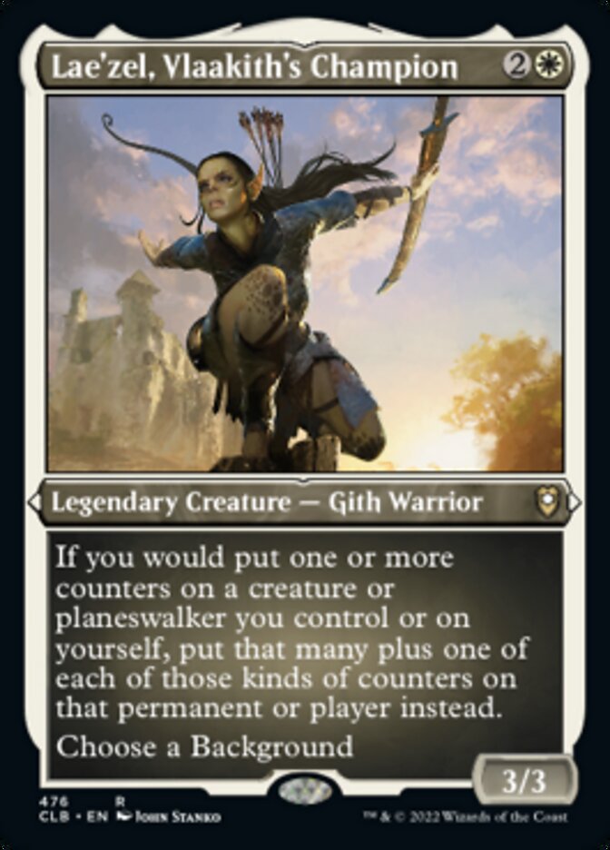 Lae'zel, Vlaakith's Champion (Foil Etched) [Commander Legends: Battle for Baldur's Gate] | GnG Games