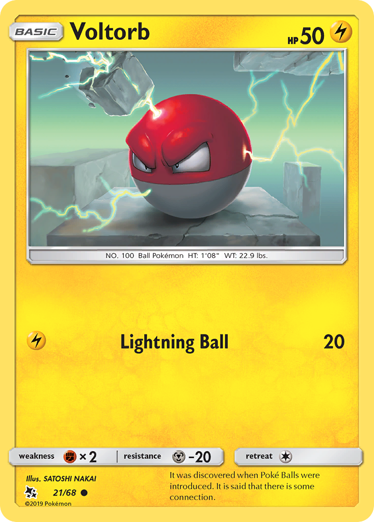 Voltorb (21/68) [Sun & Moon: Hidden Fates] | GnG Games