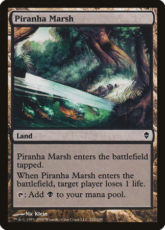 Piranha Marsh [Zendikar] | GnG Games