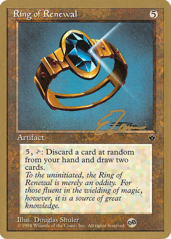 Ring of Renewal (Eric Tam) (SB) [Pro Tour Collector Set] | GnG Games