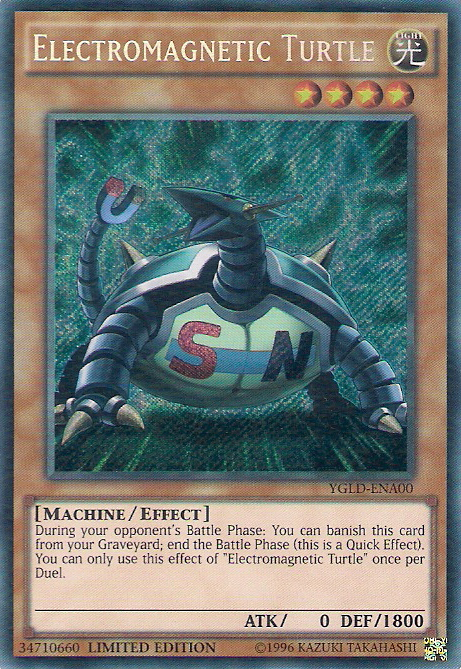 Electromagnetic Turtle [YGLD-ENA00] Secret Rare | GnG Games