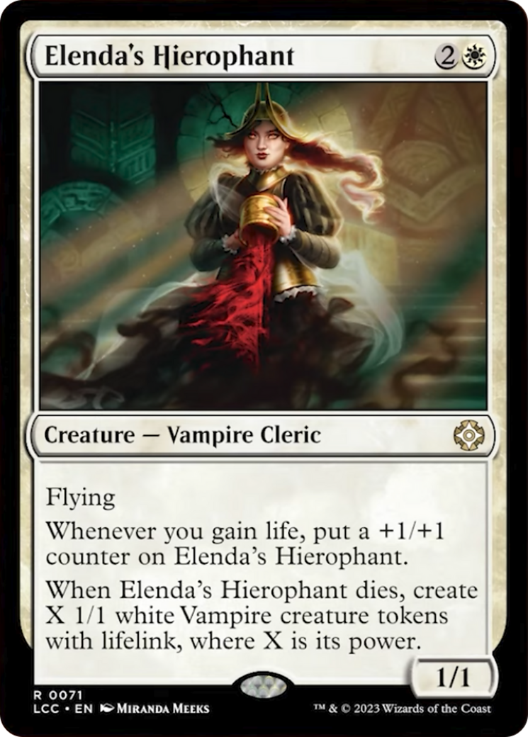 Elenda's Hierophant [The Lost Caverns of Ixalan Commander] | GnG Games