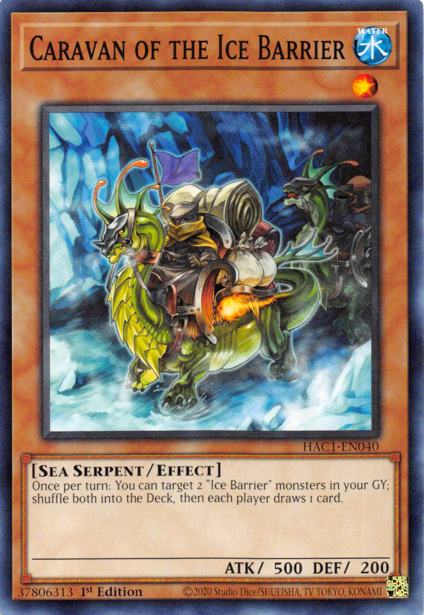 Caravan of the Ice Barrier (Duel Terminal) [HAC1-EN040] Parallel Rare | GnG Games