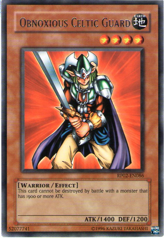 Obnoxious Celtic Guard [RP02-EN086] Rare | GnG Games