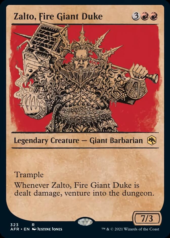 Zalto, Fire Giant Duke (Showcase) [Dungeons & Dragons: Adventures in the Forgotten Realms] | GnG Games