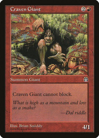 Craven Giant [Stronghold] | GnG Games