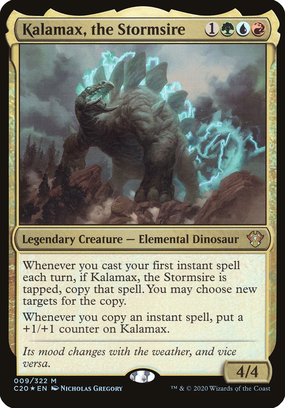 Kalamax, the Stormsire (Commander 2020) [Oversize Cards] | GnG Games