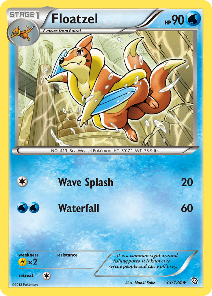 Floatzel (33/124) [Black & White: Dragons Exalted] | GnG Games