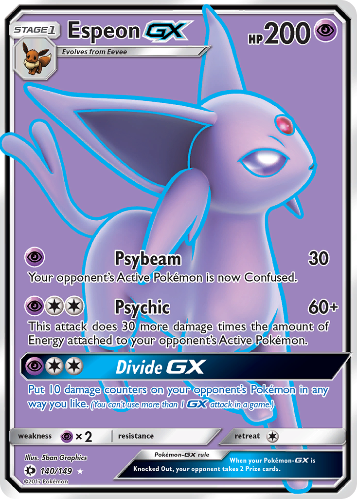 Espeon GX (140/149) [Sun & Moon: Base Set] | GnG Games