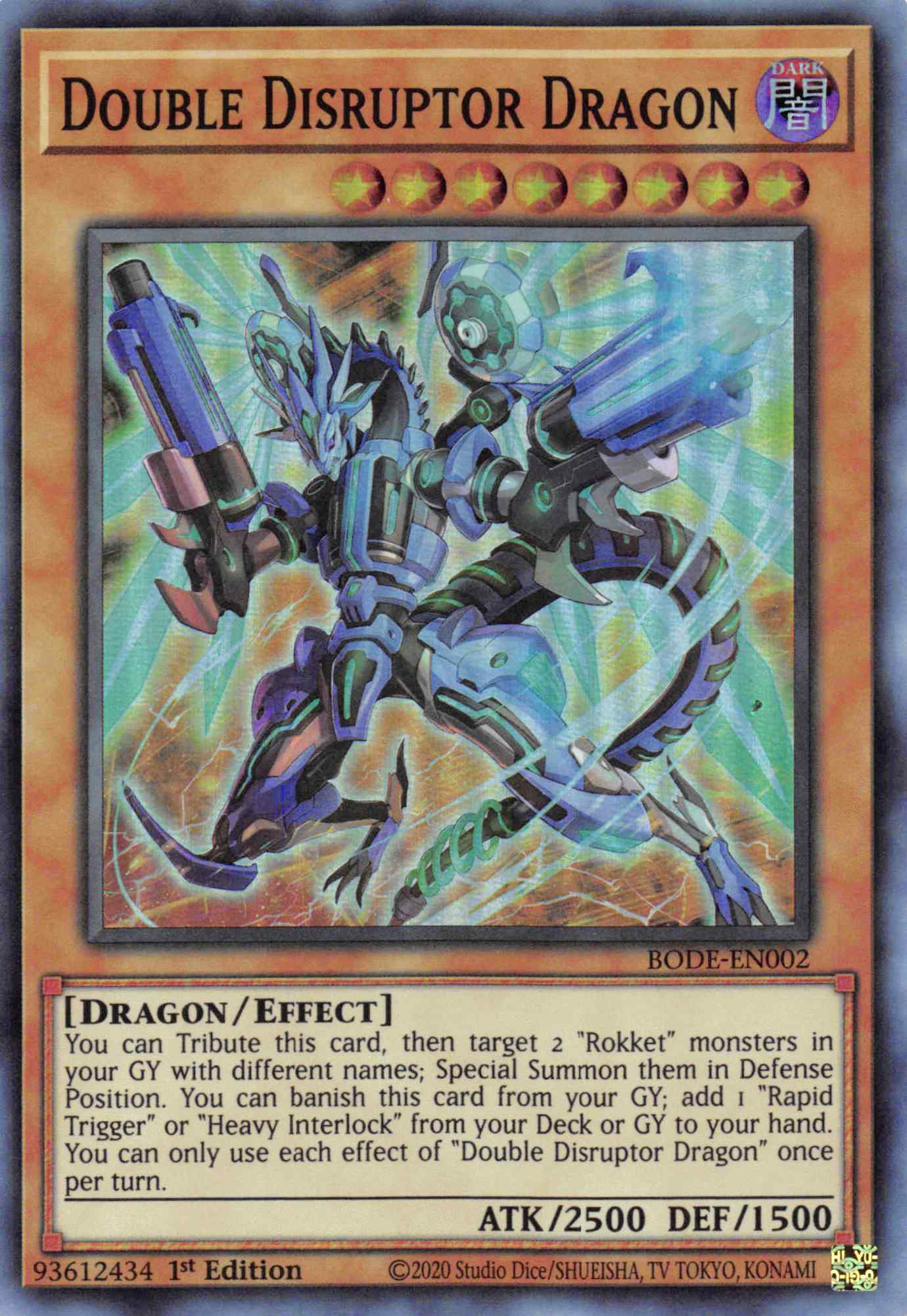 Double Disrupter Dragon [BODE-EN002] Super Rare | GnG Games