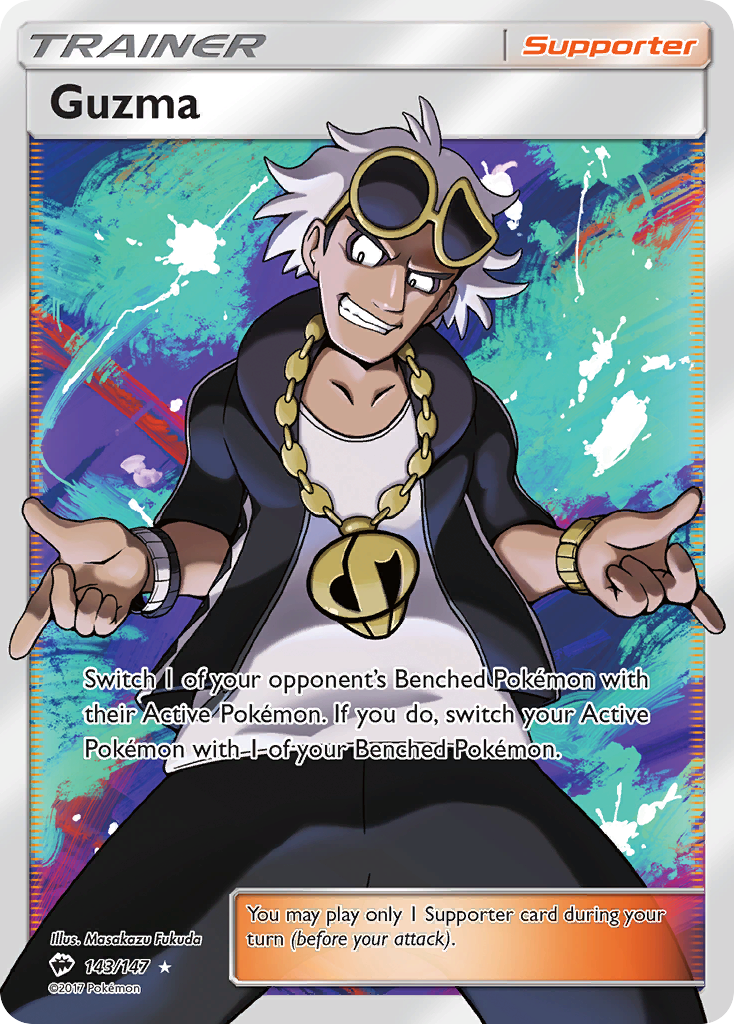 Guzma (143/147) [Sun & Moon: Burning Shadows] | GnG Games