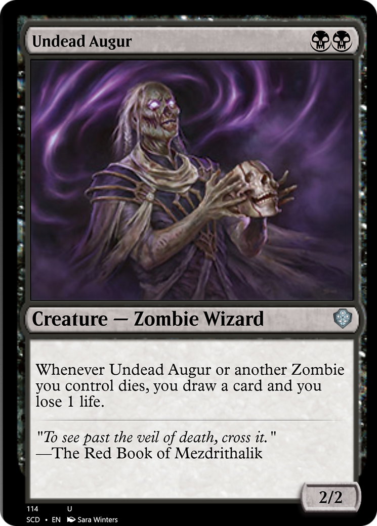 Undead Augur [Starter Commander Decks] | GnG Games