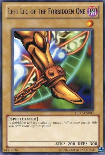 Left Leg of the Forbidden One (Purple) [DL11-EN003] Rare | GnG Games