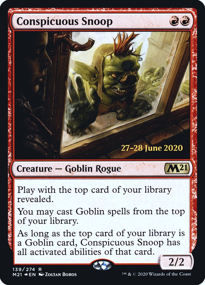 Conspicuous Snoop  [Core Set 2021 Prerelease Promos] | GnG Games
