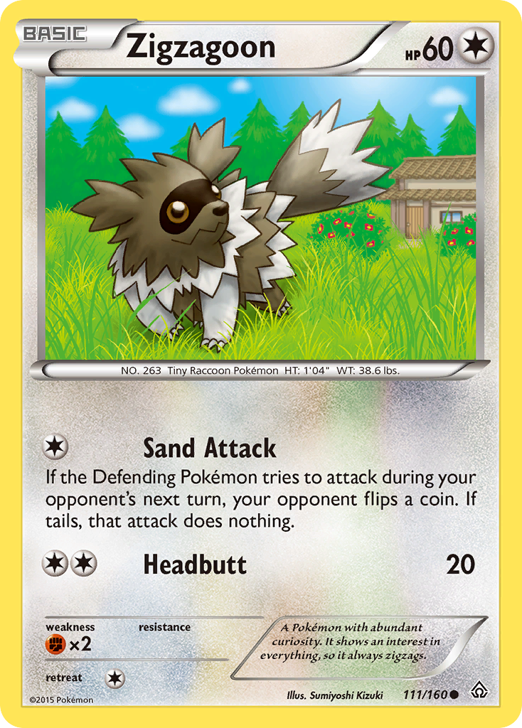 Zigzagoon (111/160) [XY: Primal Clash] | GnG Games