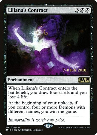 Liliana's Contract [Core Set 2019 Promos] | GnG Games