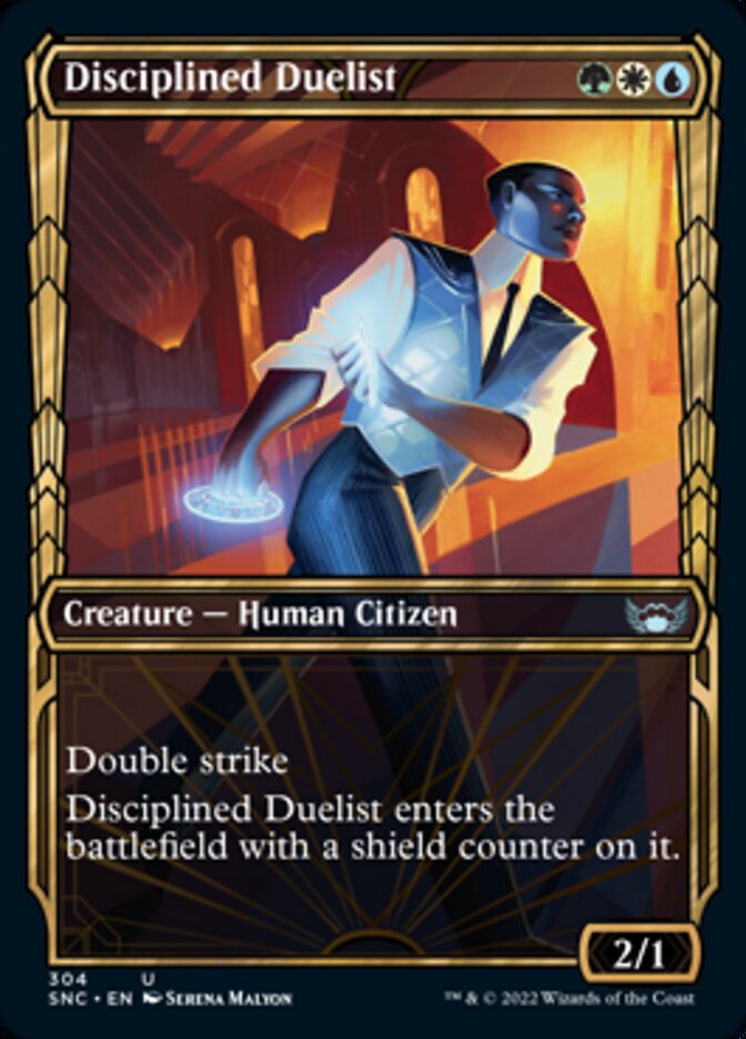 Disciplined Duelist (Showcase Golden Age) [Streets of New Capenna] | GnG Games