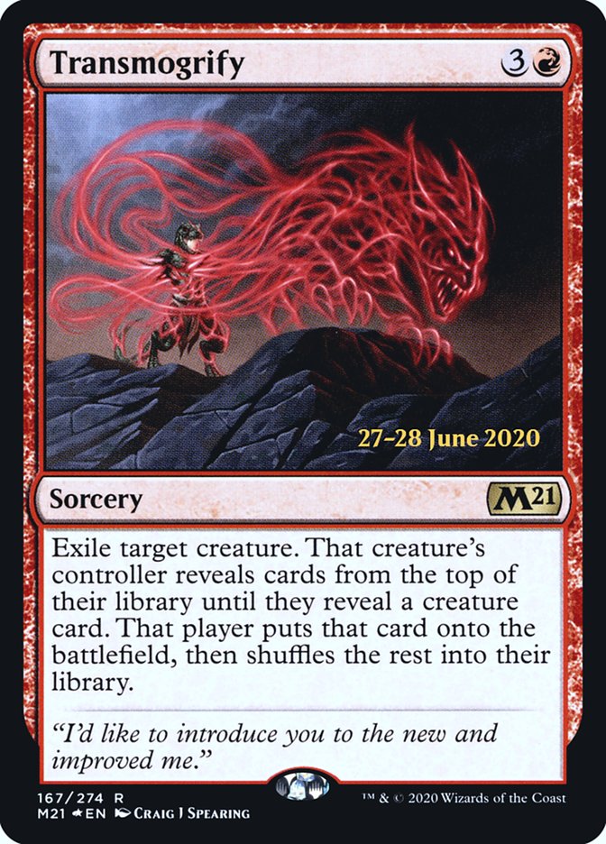 Transmogrify  [Core Set 2021 Prerelease Promos] | GnG Games