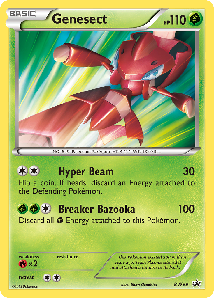Genesect (BW99) [Black & White: Black Star Promos] | GnG Games