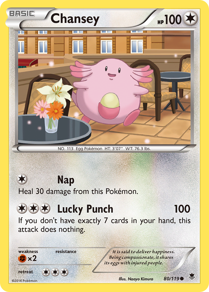 Chansey (80/119) [XY: Phantom Forces] | GnG Games