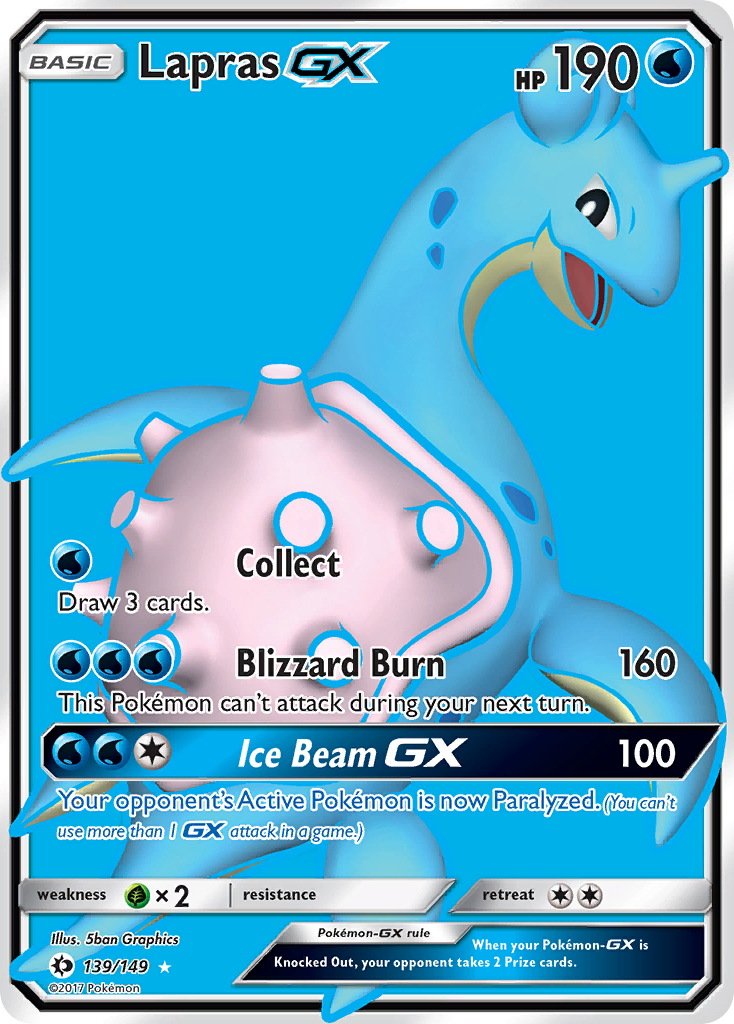 Lapras GX (139/149) [Sun & Moon: Base Set] | GnG Games