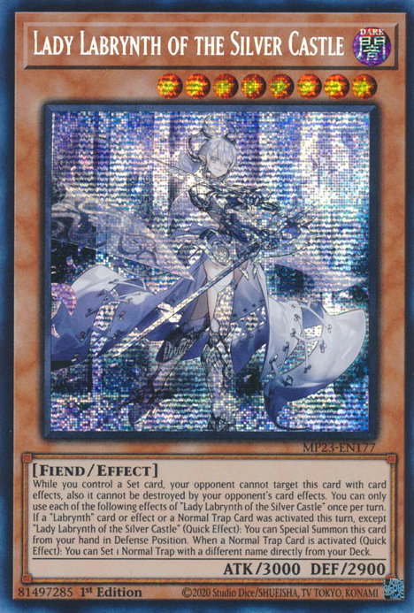 Lady Labrynth of the Silver Castle [MP23-EN177] Prismatic Secret Rare | GnG Games