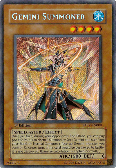 Gemini Summoner [TAEV-EN000] Secret Rare | GnG Games