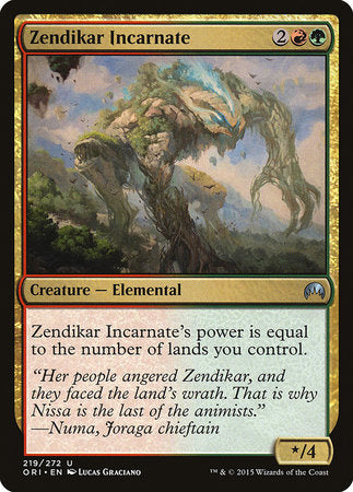 Zendikar Incarnate [Magic Origins] | GnG Games