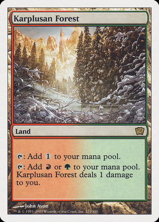 Karplusan Forest [Ninth Edition] | GnG Games