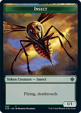 Insect // Cat Beast Double-Sided Token [Starter Commander Decks] | GnG Games