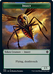 Insect // Cat Beast Double-Sided Token [Starter Commander Decks] | GnG Games