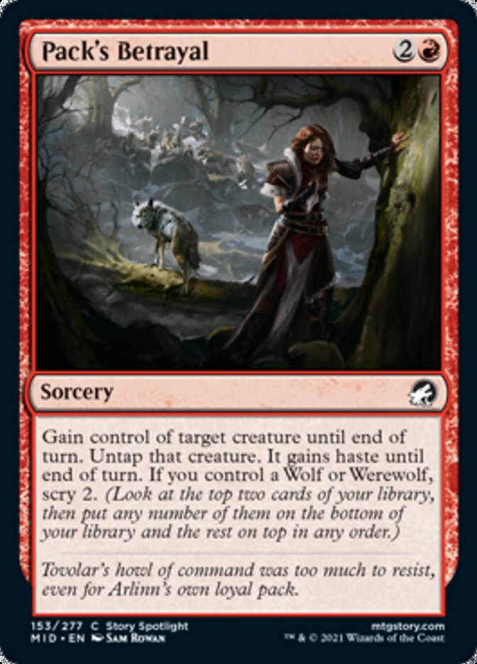 Pack's Betrayal [Innistrad: Midnight Hunt] | GnG Games