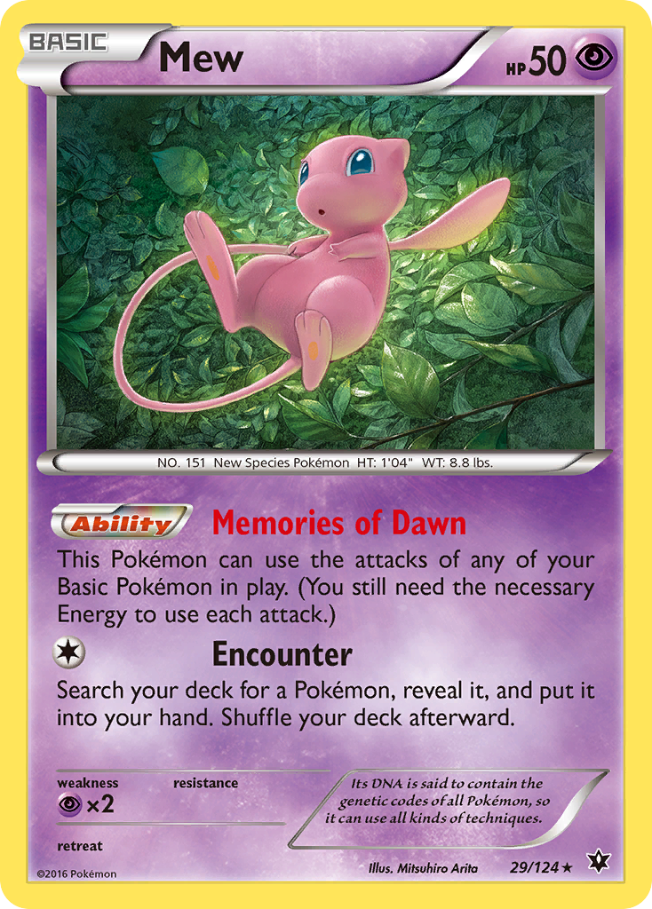 Mew (29/124) [XY: Fates Collide] | GnG Games