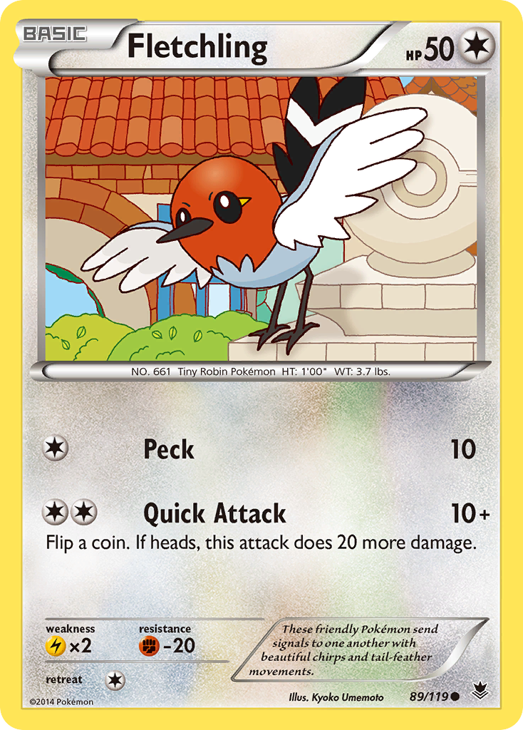 Fletchling (89/119) [XY: Phantom Forces] | GnG Games