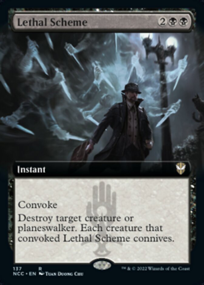 Lethal Scheme (Extended Art) [Streets of New Capenna Commander] | GnG Games