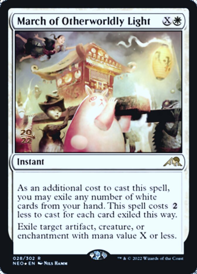 March of Otherworldly Light [Kamigawa: Neon Dynasty Prerelease Promos] | GnG Games