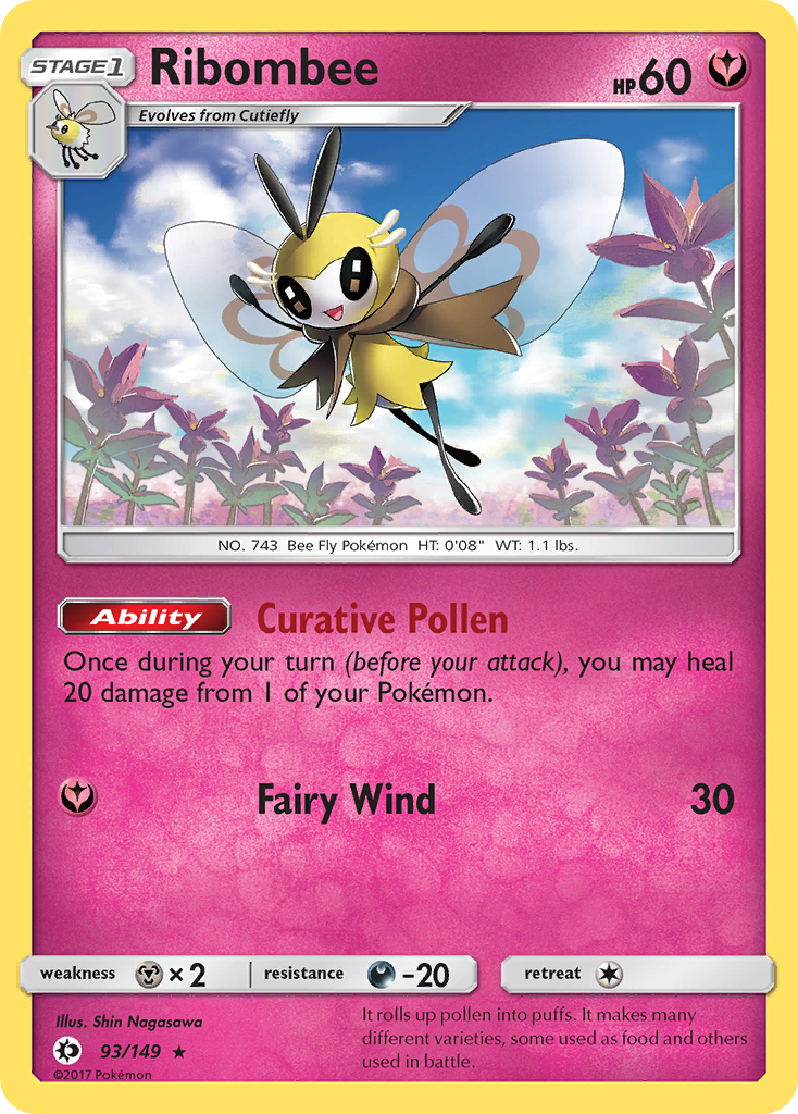 Ribombee (93/149) [Sun & Moon: Base Set] | GnG Games