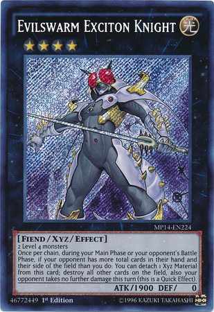 Evilswarm Exciton Knight [MP14-EN224] Secret Rare | GnG Games